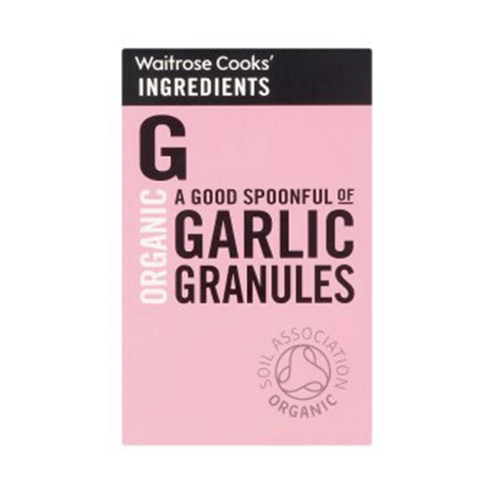 WAITROSE Cooks' Ingredients Garlic Granules 65g GO DELIVERY
