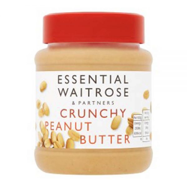 WAITROSE Essential Crunchy Peanut Butter 340g GO DELIVERY