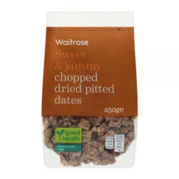 WAITROSE Chopped Dried Pitted Dates 250g GO DELIVERY