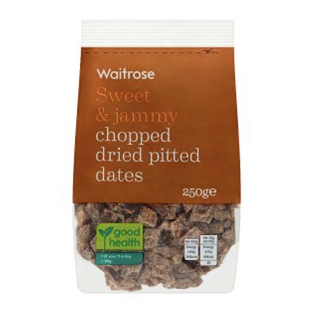 WAITROSE Chopped Dried Pitted Dates 250g GO DELIVERY