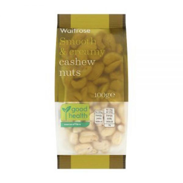 WAITROSE Cashew Nuts 100g GO DELIVERY