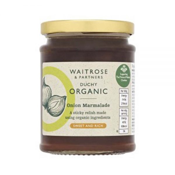 WAITROSE Duchy Organic Onion Marmalade 340g GO DELIVERY