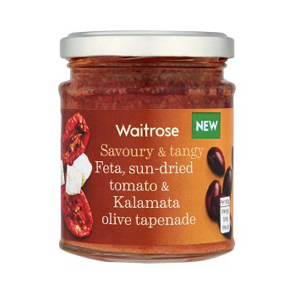 WAITROSE Feta Tomato & Olive Tapenade 165g GO DELIVERY