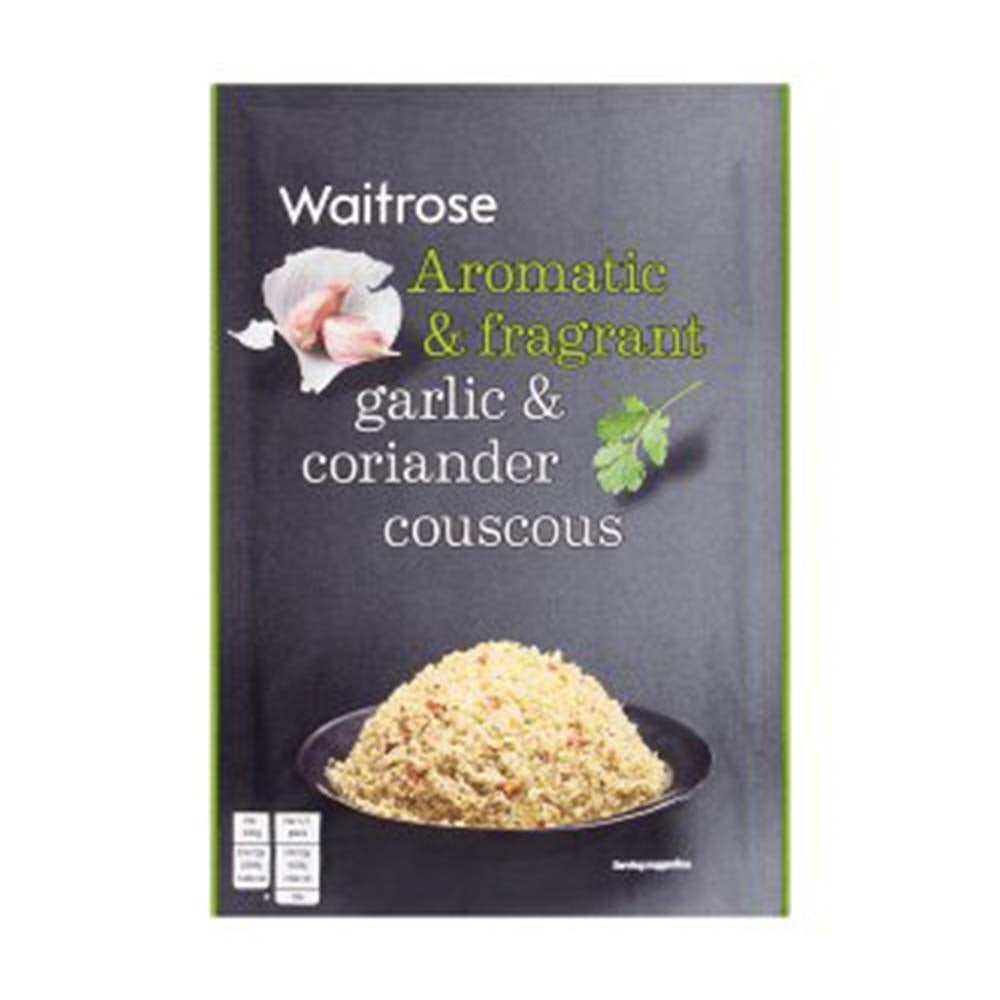 WAITROSE Garlic & Coriander Couscous 110g GO DELIVERY