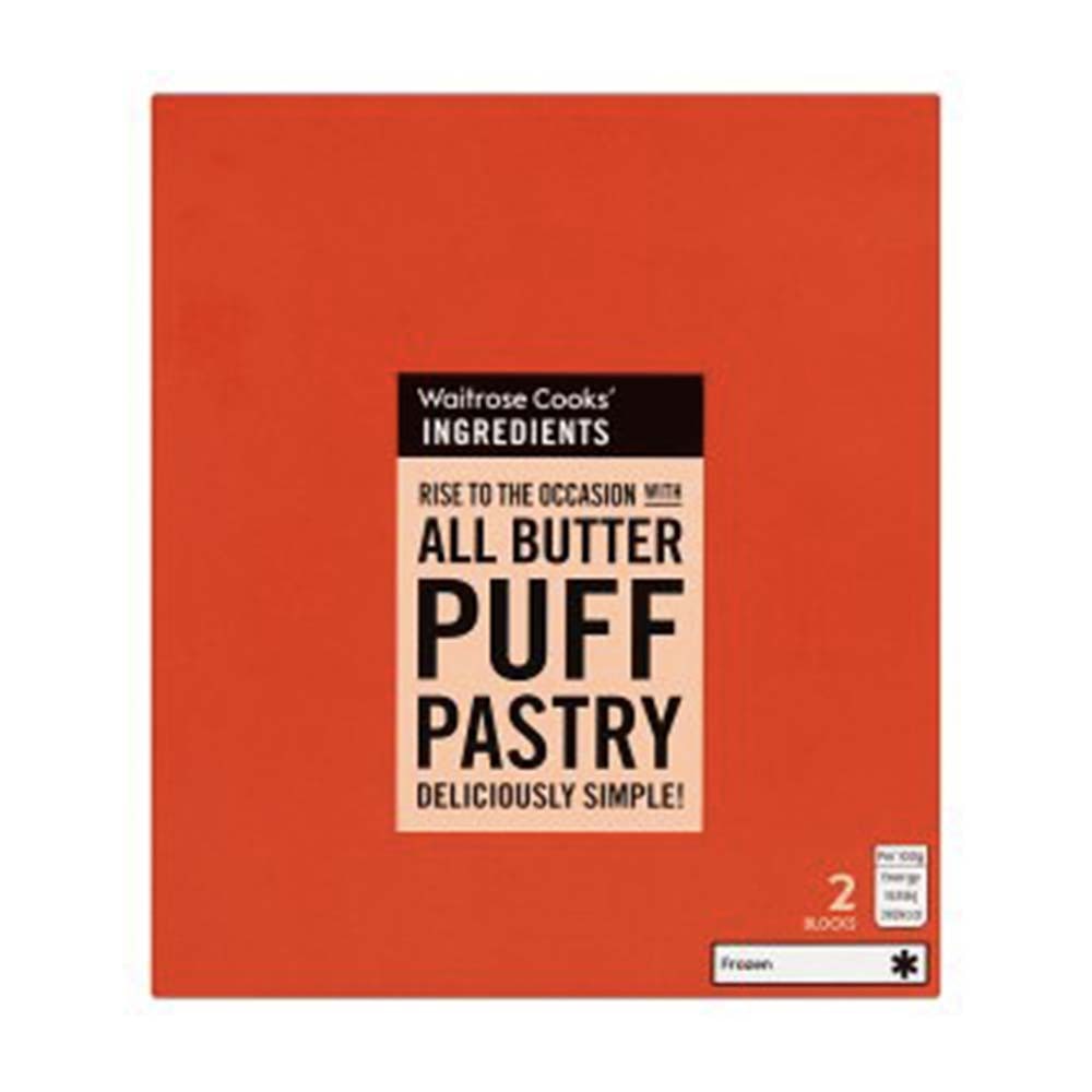WAITROSE Cooks' Ingredients Frozen All Butter Puff Pastry 200g (Pack