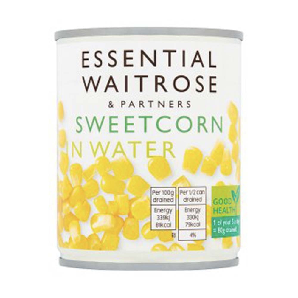 WAITROSE Essential Sweetcorn 195g GO DELIVERY