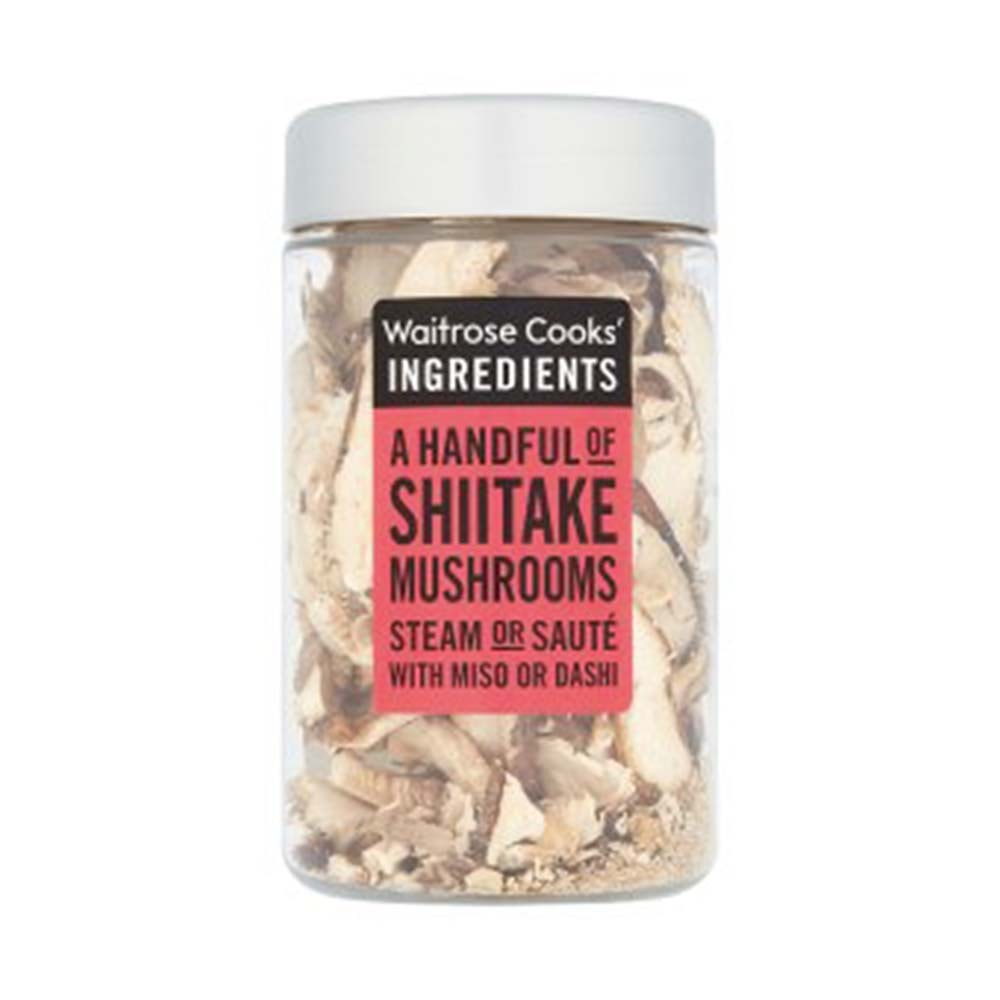 WAITROSE Cooks' Ingredients Shiitake Mushrooms 25g GO DELIVERY