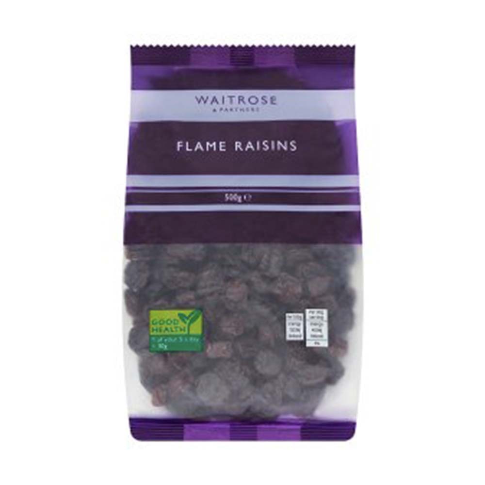 WAITROSE Flame Raisins 500g GO DELIVERY