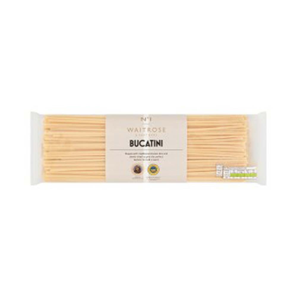 WAITROSE No.1 Bucatini Pasta 500g GO DELIVERY