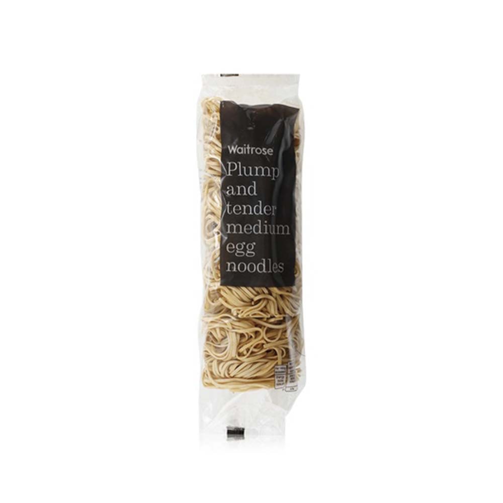 WAITROSE Medium Egg Noodles 250g GO DELIVERY