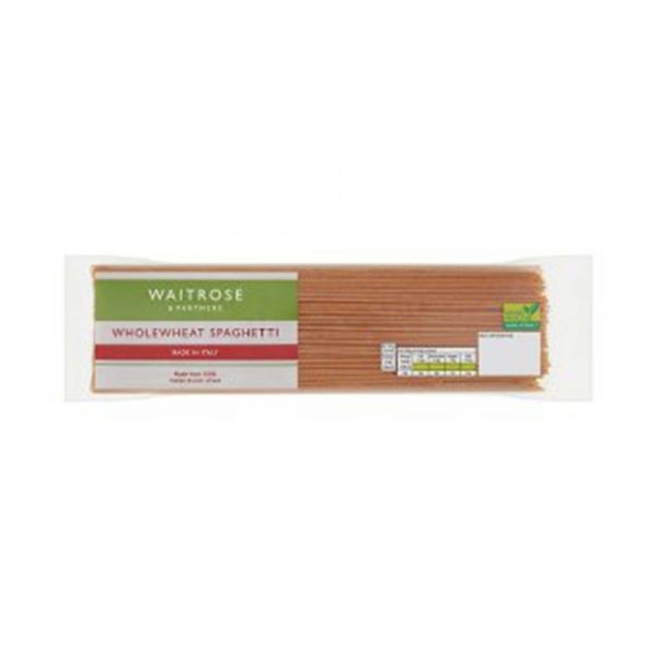 WAITROSE Wholewheat Spaghetti 500g GO DELIVERY