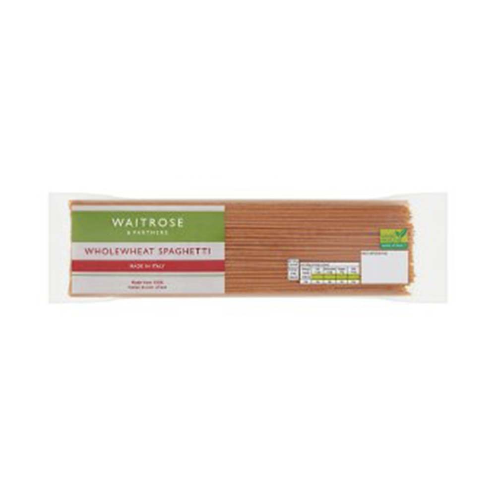 WAITROSE Wholewheat Spaghetti 500g GO DELIVERY