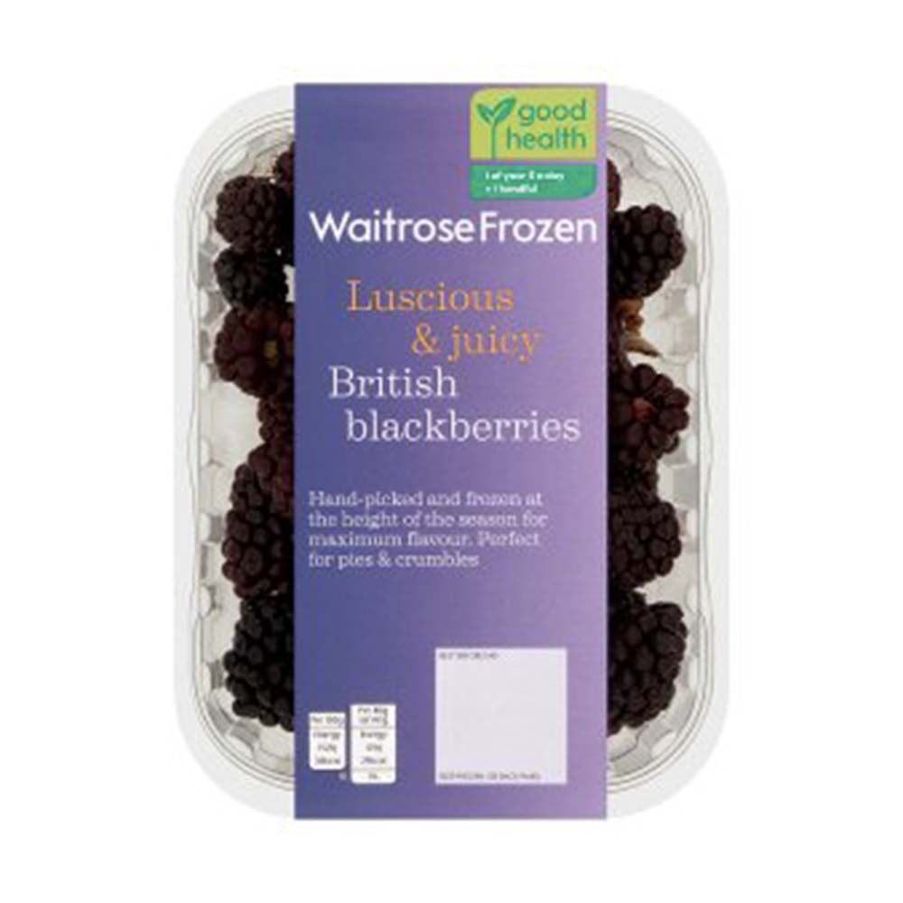 WAITROSE Frozen British Blackberries 300g GO DELIVERY