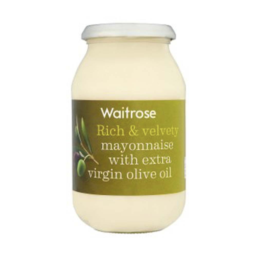 WAITROSE Mayonnaise With Olive Oil 500ml GO DELIVERY