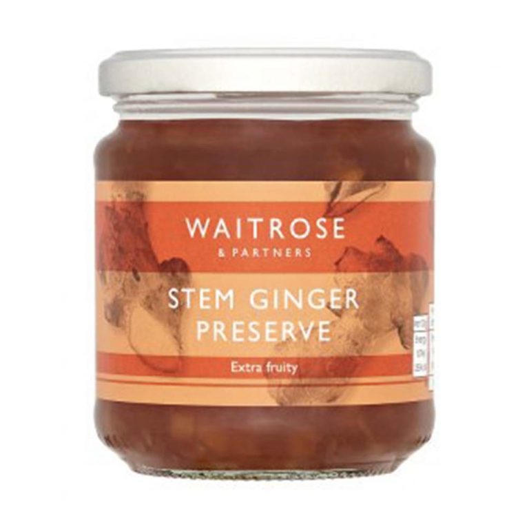 WAITROSE Stem Ginger Preserve 340g GO DELIVERY