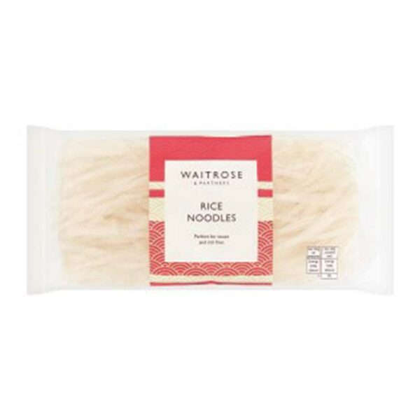 WAITROSE Rice Noodles 180g GO DELIVERY