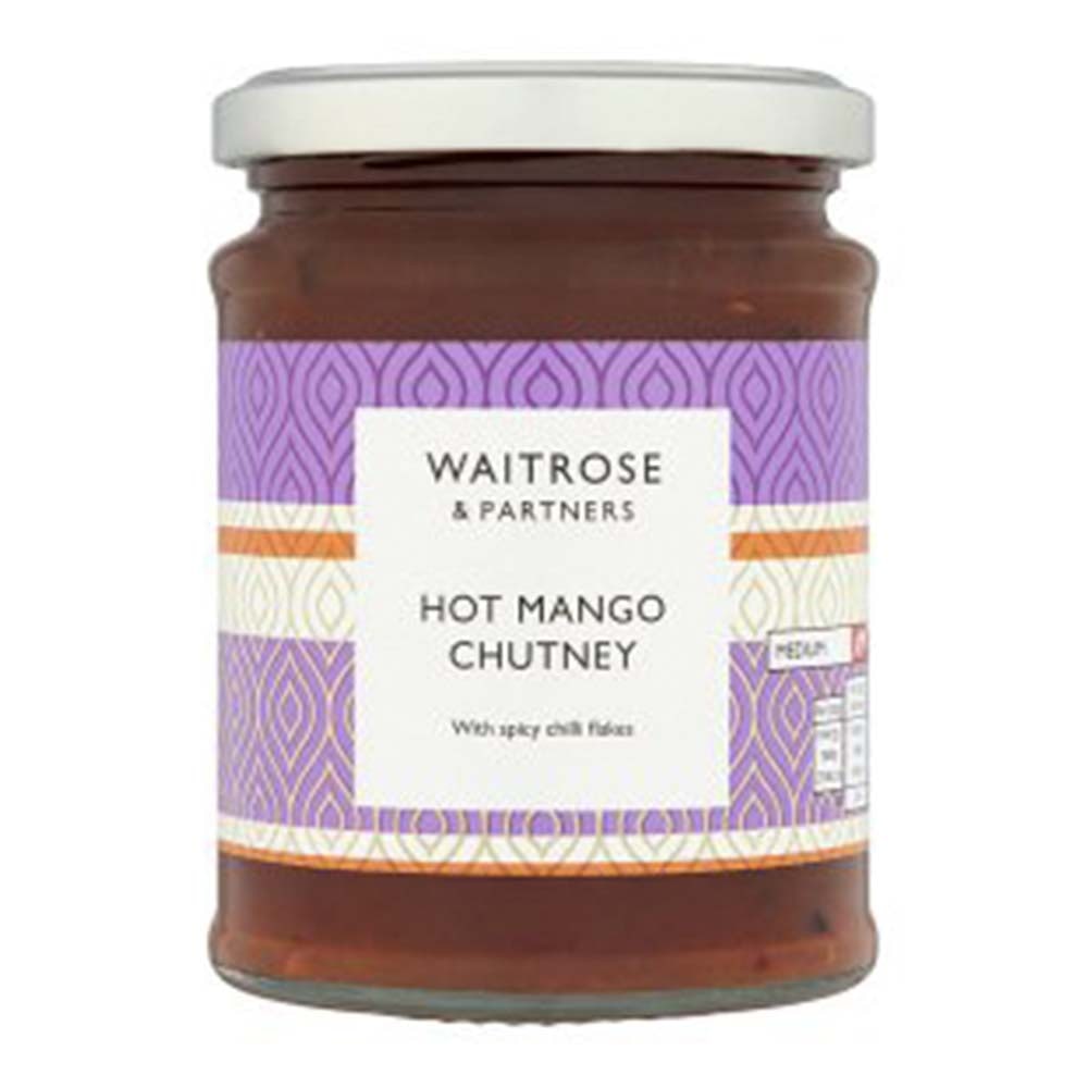 WAITROSE Hot & Spicy Mango Chutney 320g GO DELIVERY