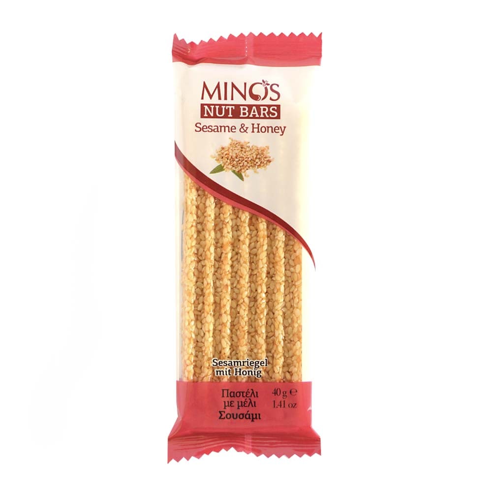 MINOS Sesame & Honey Bar 40g GO DELIVERY