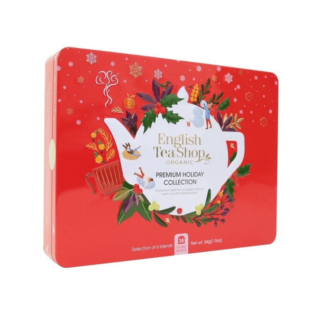 ENGLISH TEA SHOP Premium Holiday Red Tin Box (36 sachets) GO DELIVERY