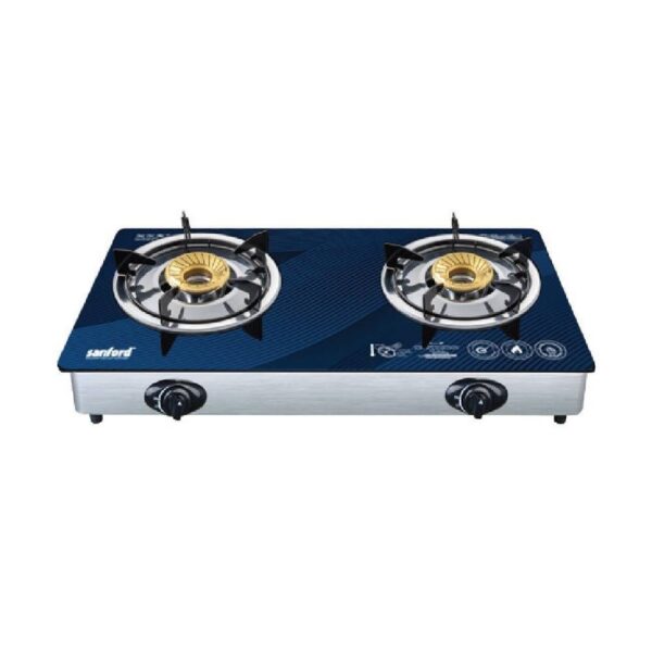 SANFORD Gas Cooker Black/Blue (2) GO DELIVERY