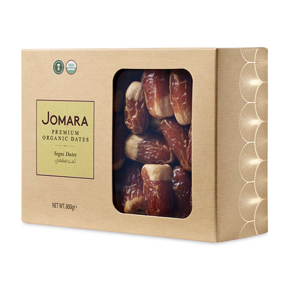 JOMARA Premium Organic Segai Dates 800g GO DELIVERY