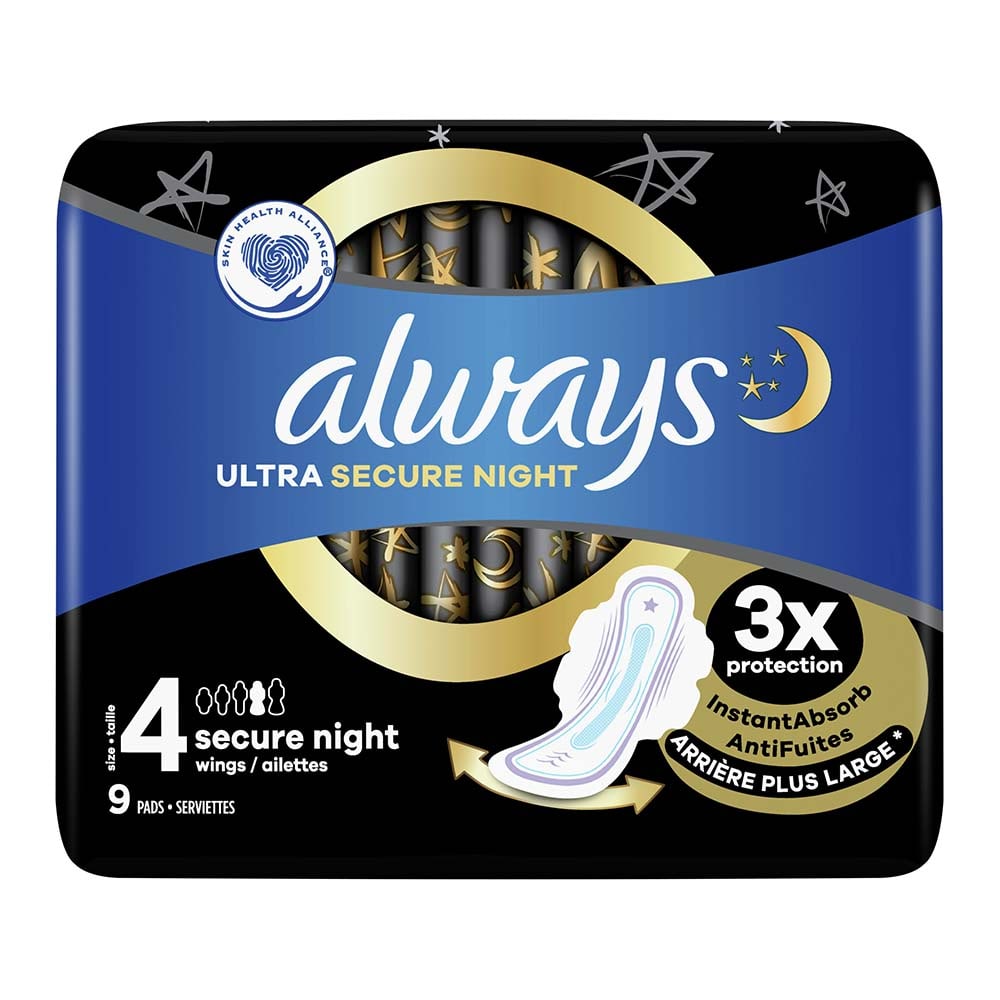 ALWAYS Ultra Secure Night (Pack of 9) - GO DELIVERY