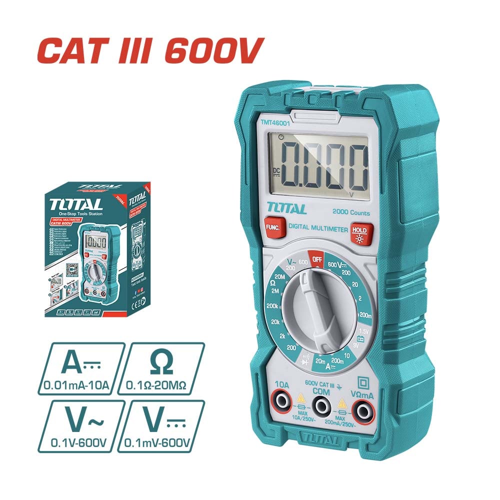 TOTAL Digital Multimeter - GO DELIVERY