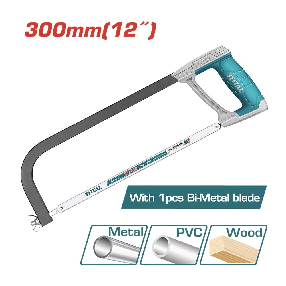 TOTAL Hacksaw Frame 300mm 12