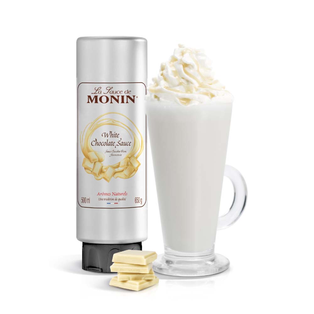 MONIN Sauce Chocolat Blanc 500ml GO DELIVERY