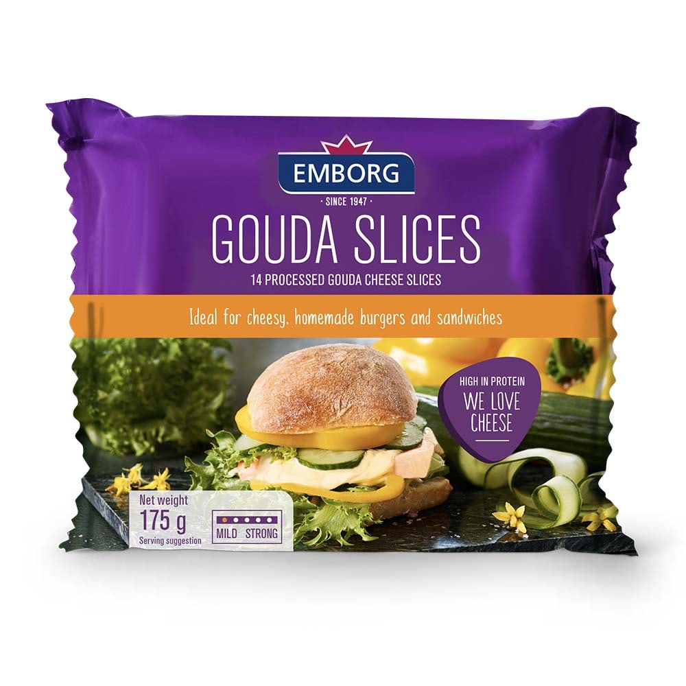 Gouda Slices 175g GO DELIVERY
