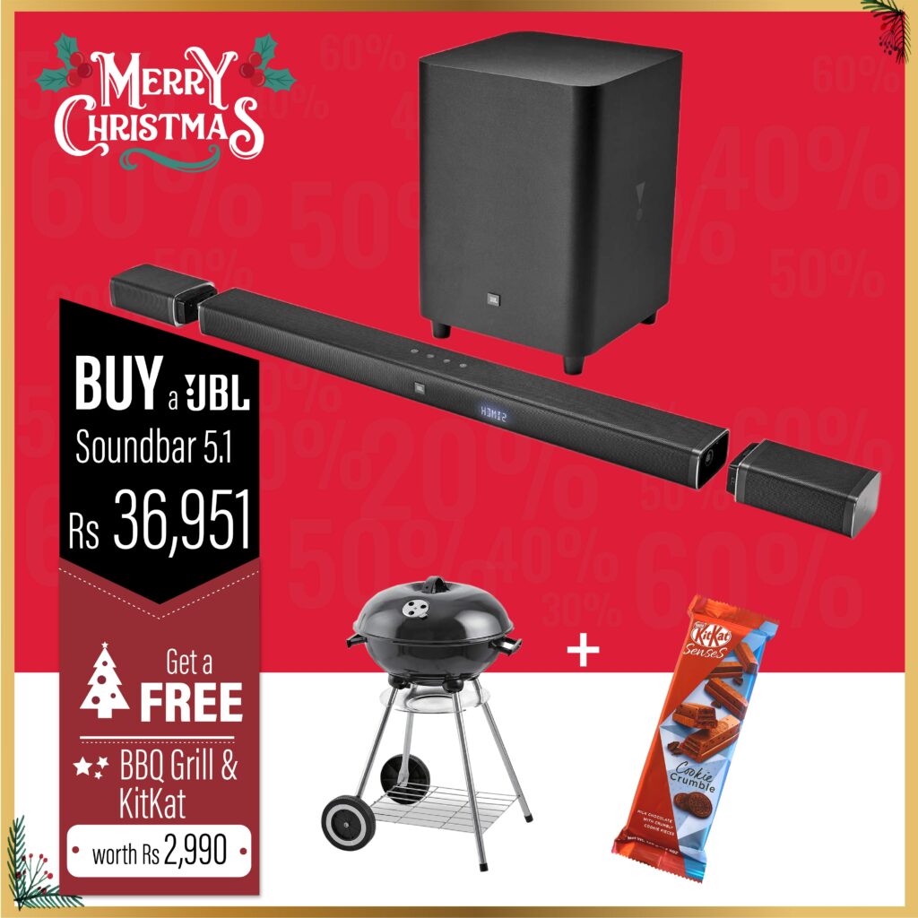 JBL Soundbar 5.1 + FREE BBQ Grill & KitKat GO DELIVERY