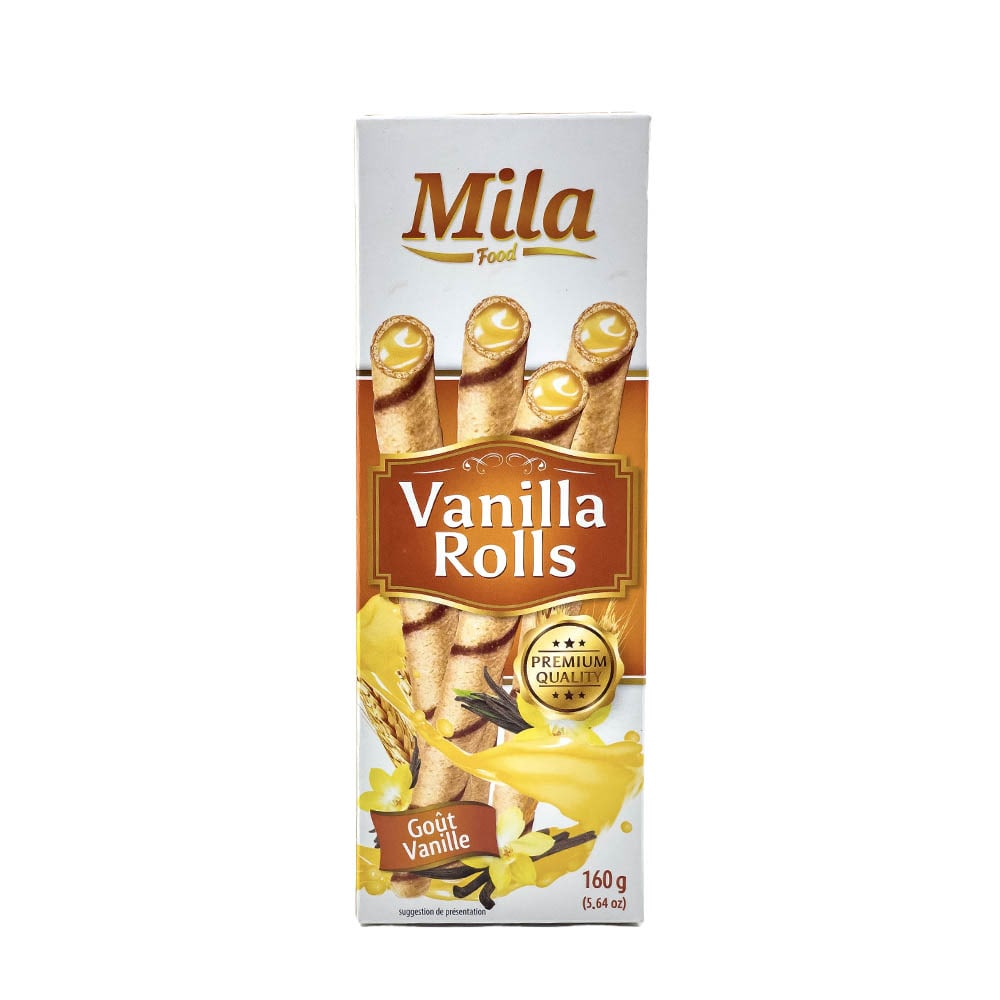 MILA Vanilla Rolls - 160g - GO DELIVERY